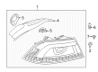 Diagram for Volkswagen Eos Back Up Light - 1Q0-945-095-T