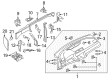 Diagram for 2009 Volkswagen CC Instrument Cluster - 3AB-857-004-A-OBP
