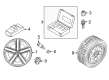 Diagram for 2017 Volkswagen Touareg Alloy Wheels - 7P6-601-025-AK-88Z