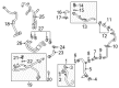 Diagram for Volkswagen Touareg Coolant Pipe - 059-121-062