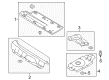 Diagram for Volkswagen Golf R Exhaust Heat Shield - 5K0-825-712-C