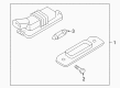 Diagram for Volkswagen Rabbit License Plate Lights - 3D0-943-021-A