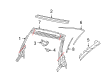 Diagram for 2004 Volkswagen Beetle Weather Strip - 1Y0-871-409-C-B41