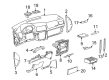 Diagram for 2001 Volkswagen Golf Instrument Cluster - 1J1-857-002-C-23F