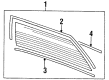 Diagram for 1993 Volkswagen Jetta Weather Strip - 1H5-853-365