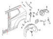 Diagram for Volkswagen Rabbit Fuel Door Switch - 1K6-809-857-C-GRU