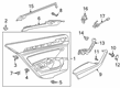 Diagram for Volkswagen Arteon Door Armrest - 3G8-867-363-RY1