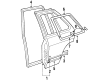 Diagram for 1992 Volkswagen Jetta Door Moldings - 193-853-763-B