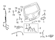 Diagram for Volkswagen Trunk Lid Latch - 7L6-827-505-D