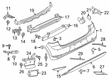 Diagram for Volkswagen Bumper - 5GM-807-417-GRU