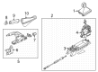 Diagram for Volkswagen Golf Automatic Transmission Shift Levers - 5Q1-713-025-BM