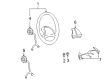 Diagram for Volkswagen EuroVan Steering Wheel - 7D0-419-091-B-GLE
