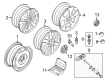 Diagram for Volkswagen Golf R Alloy Wheels - 5K0-601-025-AA-88Z