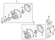 Diagram for Volkswagen Passat Alternator Bracket - 06J-903-143-S