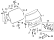 Diagram for Volkswagen Golf Alltrack Trunk Lid Latch - 5G0-827-505-C-9B9