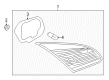 Diagram for Volkswagen CC Back Up Light - 3C8-945-308-AA