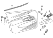 Diagram for Volkswagen Door Armrest - 11K-867-197-7CN