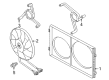 Diagram for Volkswagen Jetta Cooling Fan Bracket - 1J0-121-206-F