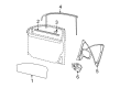 Diagram for Volkswagen Rabbit Window Channel - 1K3-837-431-D-5AP