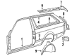 Diagram for 1989 Volkswagen Fox Door Moldings - 309-853-193-2-05