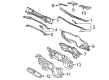 Diagram for Volkswagen Passat Dash Panels - 3C1-804-011-A