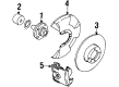 Diagram for Volkswagen Wheel Bearing - 191-498-625