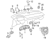 Diagram for Volkswagen Phaeton Instrument Cluster - 3D0-920-981-HX