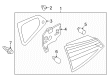 Diagram for Volkswagen Jetta Back Up Light - 5C6-945-093-F