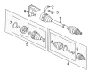 Diagram for Volkswagen Beetle Axle Shaft - 5C0-407-271-AA