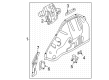 Diagram for Volkswagen Taos Fender Splash Shield - 575-809-852