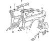 Diagram for Volkswagen Scirocco Weather Strip - 533-845-322
