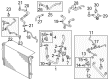 Diagram for 2011 Volkswagen Jetta Coolant Pipe - 1K0-121-070