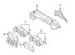 Diagram for Volkswagen Touareg Exhaust Manifold Gasket - 03H-253-039-E