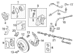Diagram for Volkswagen Brake Pad Sensor - 7P0-907-637