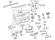 Diagram for Volkswagen Door Armrest - 3C8-867-165-D-86W