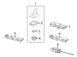 Diagram for Volkswagen Jetta Antenna - 1K0-035-507-L