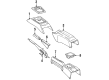 Diagram for Volkswagen Corrado Center Console - 535-864-263-4FB