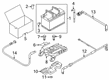 Diagram for Volkswagen Passat Battery Hold Downs - 5C0-915-447