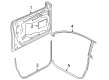Diagram for Volkswagen CC Weather Strip - 3C8-867-911-A-5AP