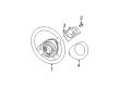 Diagram for Volkswagen Beetle Steering Wheel - 1C0-419-091-BD-8PT