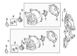 Diagram for Volkswagen Passat Alternator - 04L-903-023-A