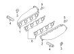 Diagram for Volkswagen Exhaust Nut - N-908-243-02