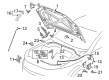 Diagram for Volkswagen Passat Hood - 561-823-031-G