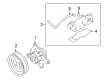 Diagram for Volkswagen Thermostat Gasket - 07D-121-091-E