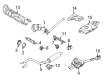 Diagram for Volkswagen Jetta Exhaust Hanger - 1K0-253-144-AD