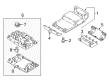Diagram for 2021 Volkswagen Tiguan Interior Lights - 5TA-947-105-H-QAV