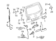 Diagram for Volkswagen Trunk Lid Latch - 7L6-827-505-H