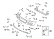 Diagram for Volkswagen Touareg License Plate - 7L6-807-287-S-9B9