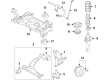 Diagram for Volkswagen Jetta Shock And Strut Mount - 1K0-412-303-F