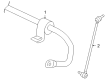 Diagram for 2010 Volkswagen Golf Sway Bar - 1K0-411-303-BH